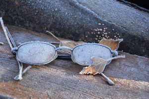 Winter betekend zonnebril dragen